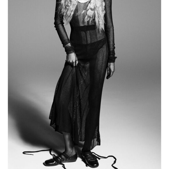 Zara openwork knit dress (Rare Find) - Picture 9 of 9